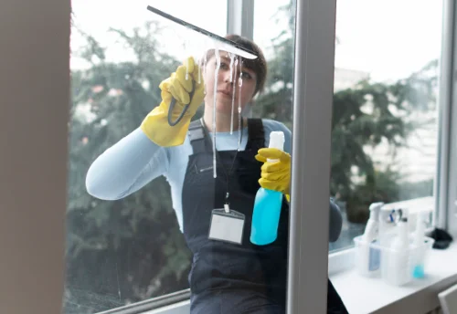 Nettoyage de vitres intérieures et extérieures à la Motte-Chalancon